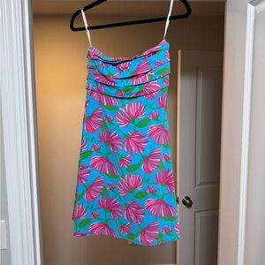 Lilly Pulitzer Pink and Blue Floral Dress